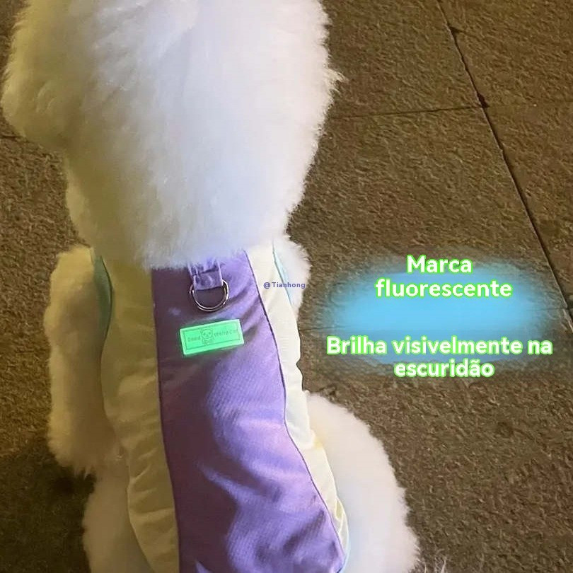 2026 Brasil Verão Venda Quente Pet Split Tipo Protetor Solar de Seda Gelo Colete Legal Teddy Bichon Corgi e Outros Cães