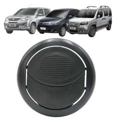 Difusor Saída Ar Palio 2012 até 2018 Doblo 2002 a 2021 Preto