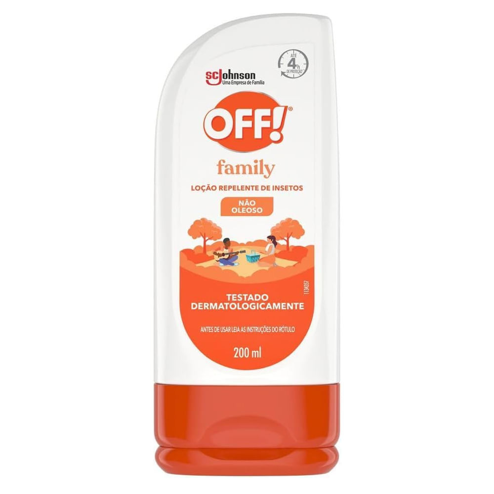 Repelente Loção Off Family 200ml