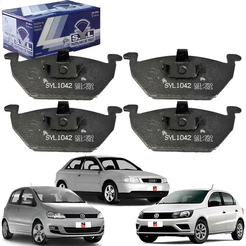 Jogo De Pastilha Freio Dianteiro Vw Up Gol Fox Virtus Voyage