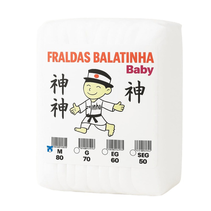 Fraldas Descartaveis Barato Segunda Linha BABY MEGA M C/80 - Entrega Rapida em Oferta na Shopee