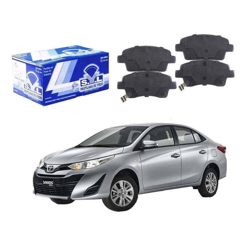 Pastilha Freio Dianteira, Yaris Sedan 1.5 2018 A 2022