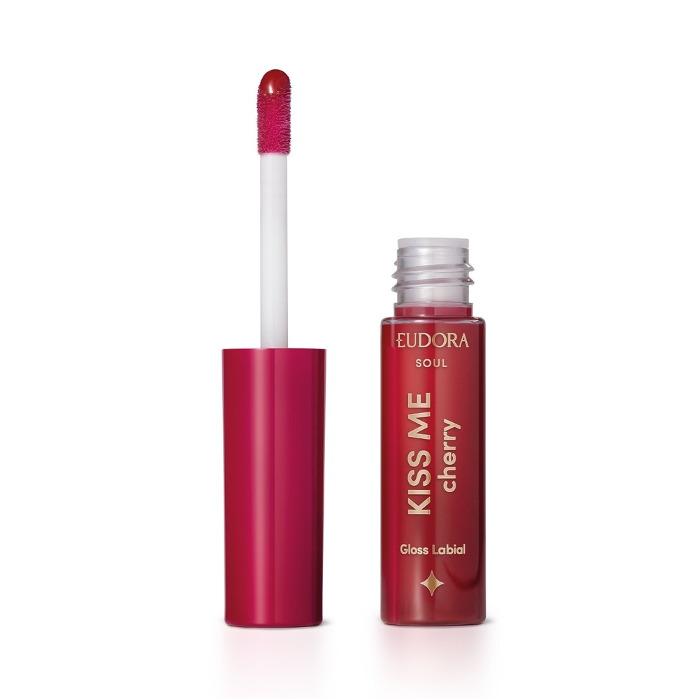 Imagem Eudora Kiss Me Cherry Gloss Labial 5,5ml