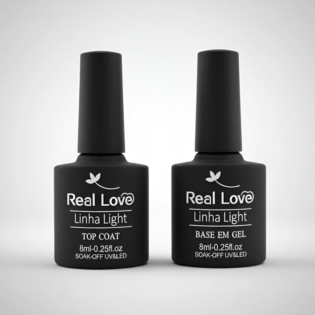 Base em Gel + Top Coat 8ml - Real Love