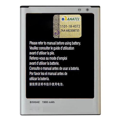 Bateria modelo compatível B500AE Galaxy S4 Mini I9190 I9192 I9195 I9197