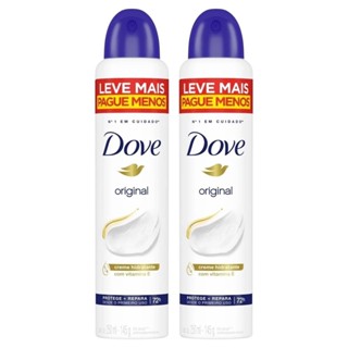 KIT C/ 2 DESODORANTE DOVE ORIGINAL 250ML em Oferta na Shopee