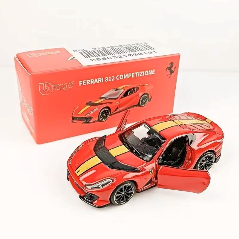 Miniatura 1:64 Carro Ferrari 812 Competizione Bburago