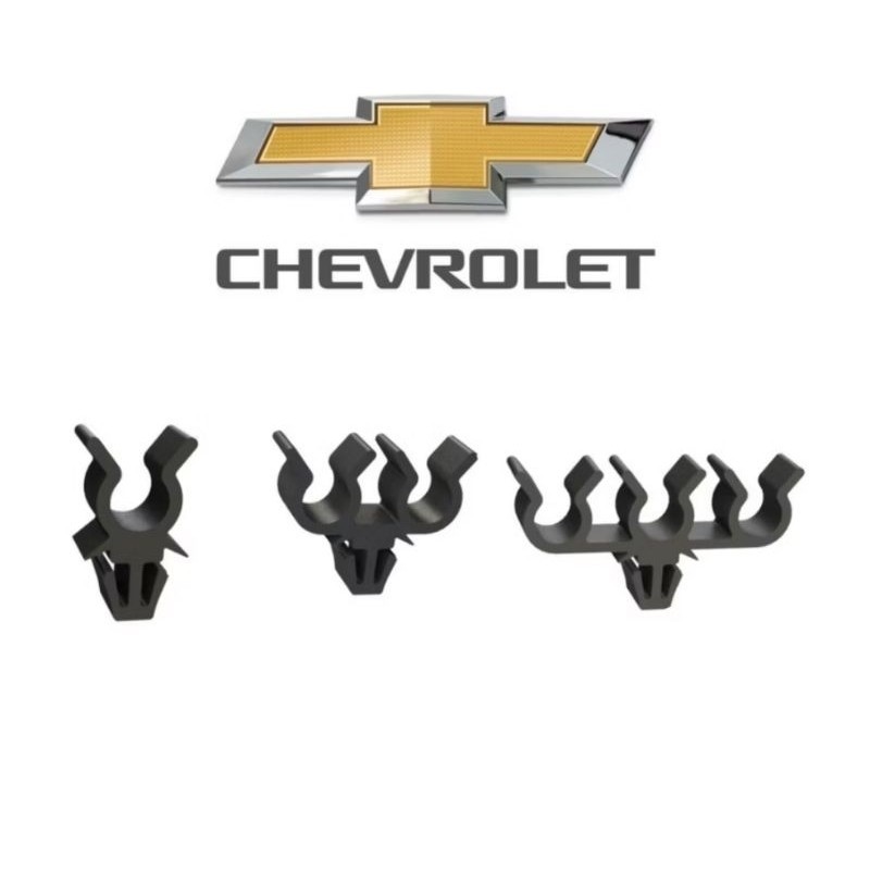 kit 3 Grampos Presilha Cabos Vela GM Corsa Celta Astra Agile Cobalt Meriva Montana Prisma Spin Zafira