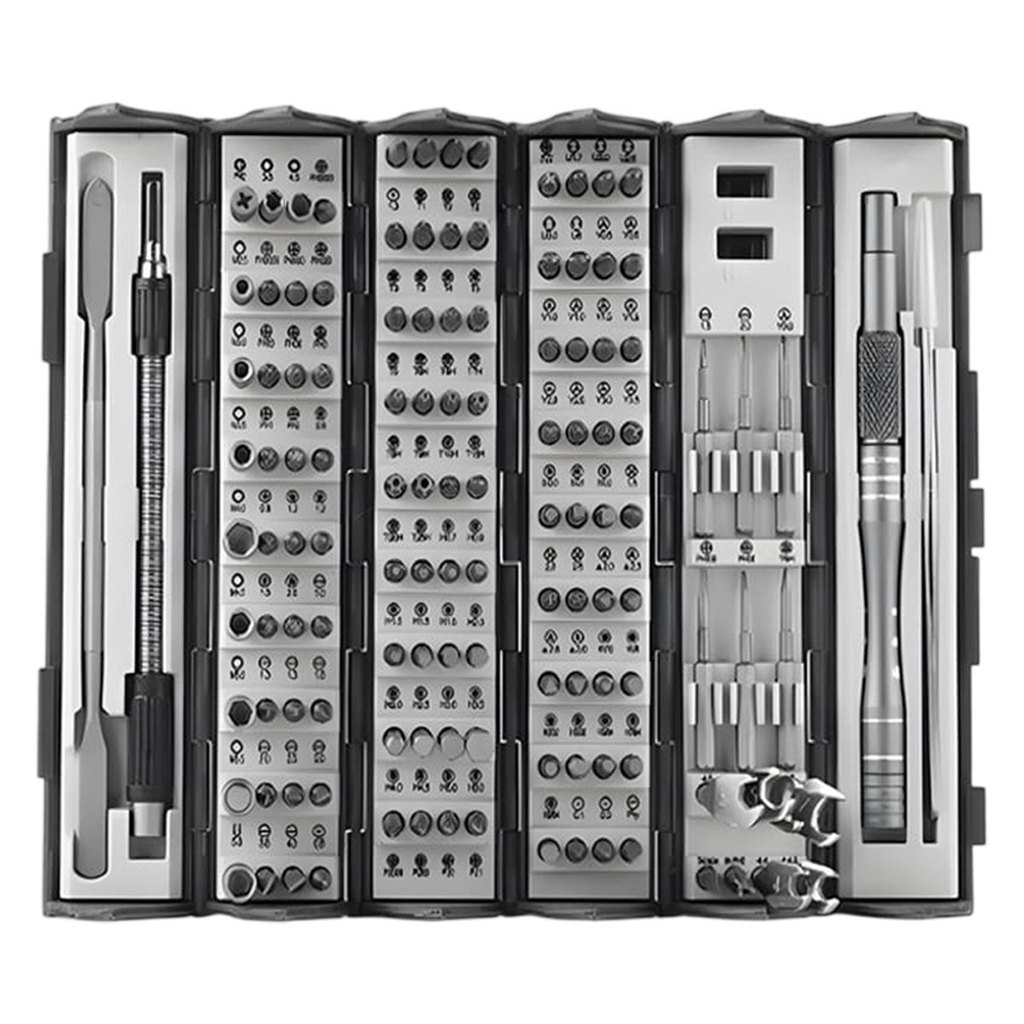Estojo Ferramenta Precisao 128 Pecas Chave Fenda Manutencao Reparo Celular Computador Eletronico Multiuso