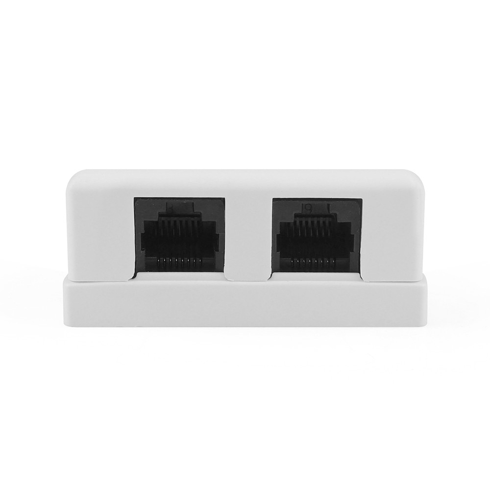 Caixa Sobrepor p/ Conector Keystone Rj45 Cat6 2P LA-CS62 Plus Cable