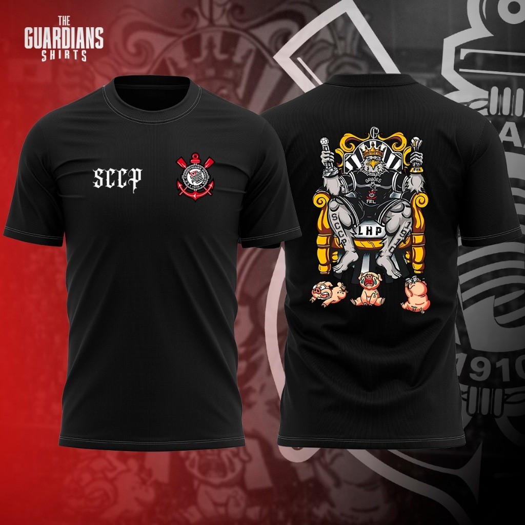Camiseta Dryfit MOSAICO DA TORCIDA NO DÉRBI Gaviões da Fiel Time do Povo camiseta esportiva leve