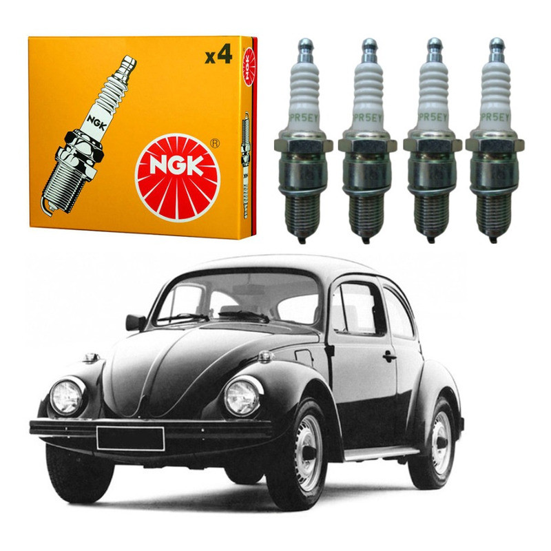 Jogo Velas Ngk Fusca 1600 1993 A 1996 em Oferta na Shopee