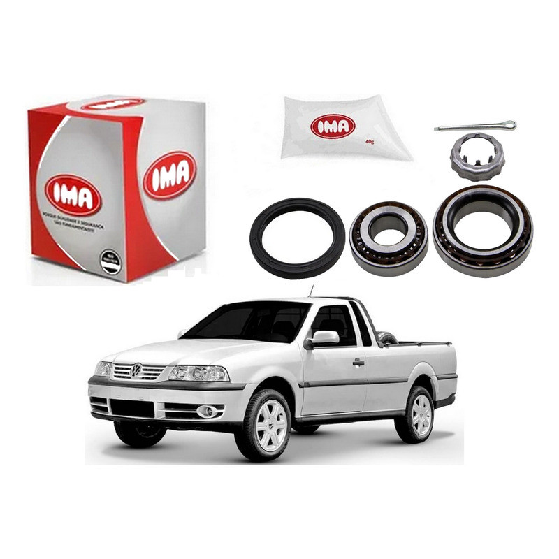Kit Rolamento Roda Traseiro Saveiro G3 1.6 1.8 2000 A 2005 em Oferta na Shopee