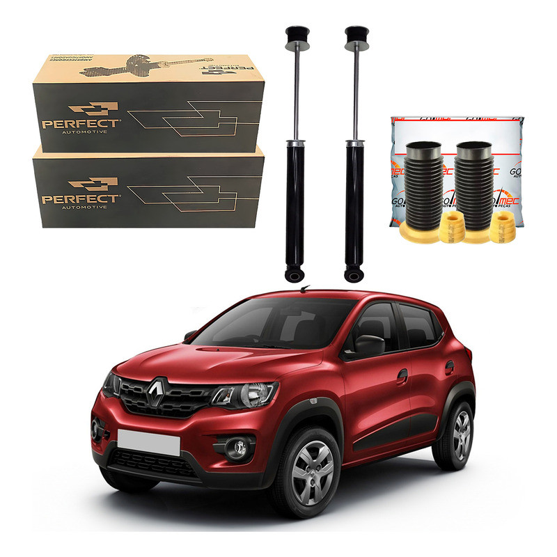 Kit Amortecedor Traseiro Renault Kwid 1.0 2017 A 2022