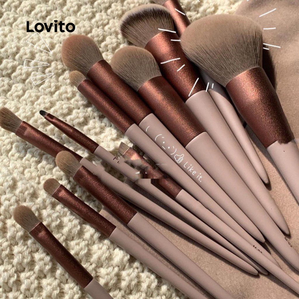 Lovito Conjunto Completo Casual De Maquiagem Multifuncionais Para Mulheres LCS09108 em Oferta na Shopee