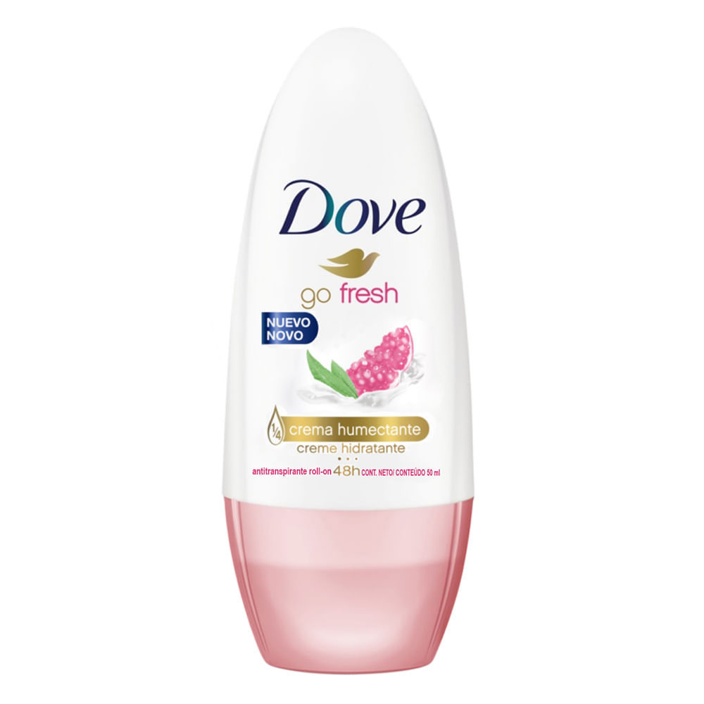 Desodorante Dove Go Fresh Romã e Verbena Roll-on Antitranspirante 50ml