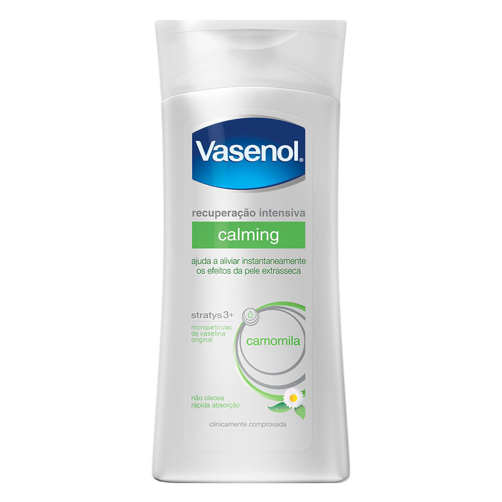 Loção Hidratante Vasenol Recuperação Intensiva Calming com 200ml