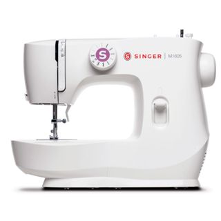 Máquina de Costura Doméstica SINGER M1605 Branca 220V em Oferta na Shopee