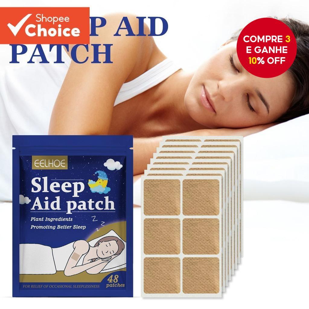 Imagem 48 Unidades De Adesivo Para Dormir Acalma O Corpo , Melhora Conforto Do Sono , Ajuda Você A Pacificamente . Cuidados Com