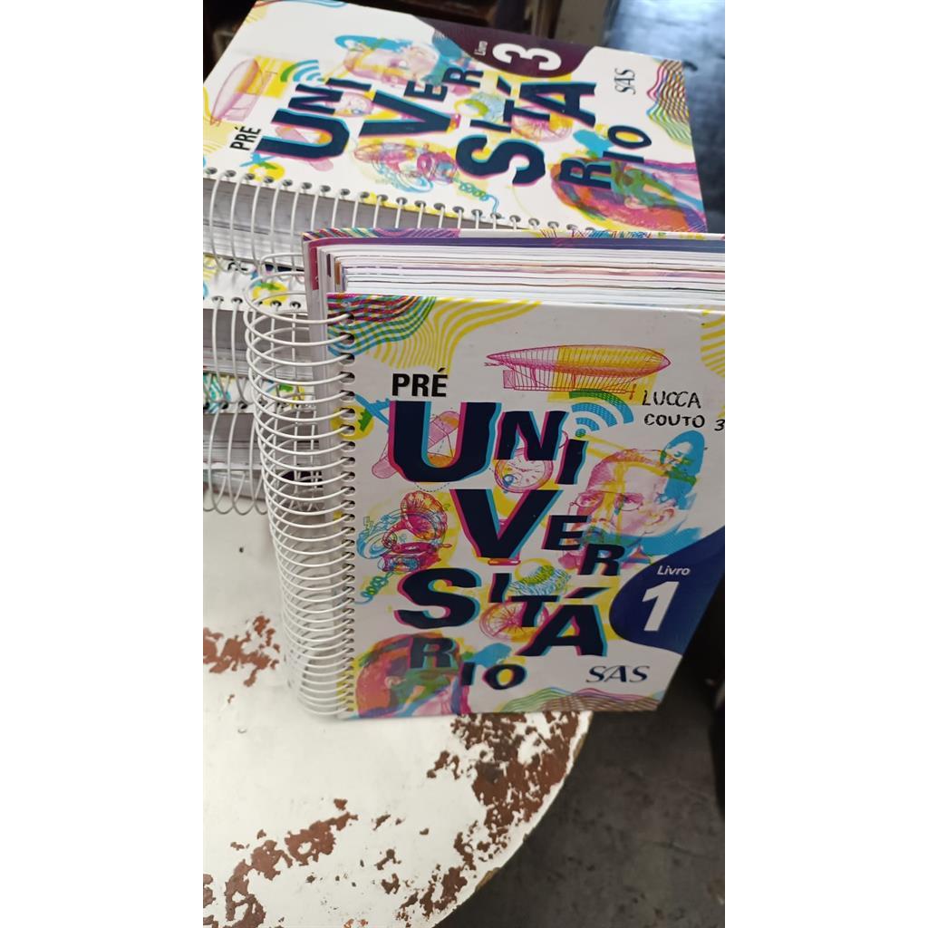 kit sas pré universitário 6 volumes  2020 autor sistema ari de sa  a11b1
