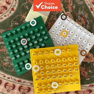 Minimalista Criativo DIY Anel Calendário Perpétuo Decorativo Acrílico Retro Presente em Oferta na Shopee