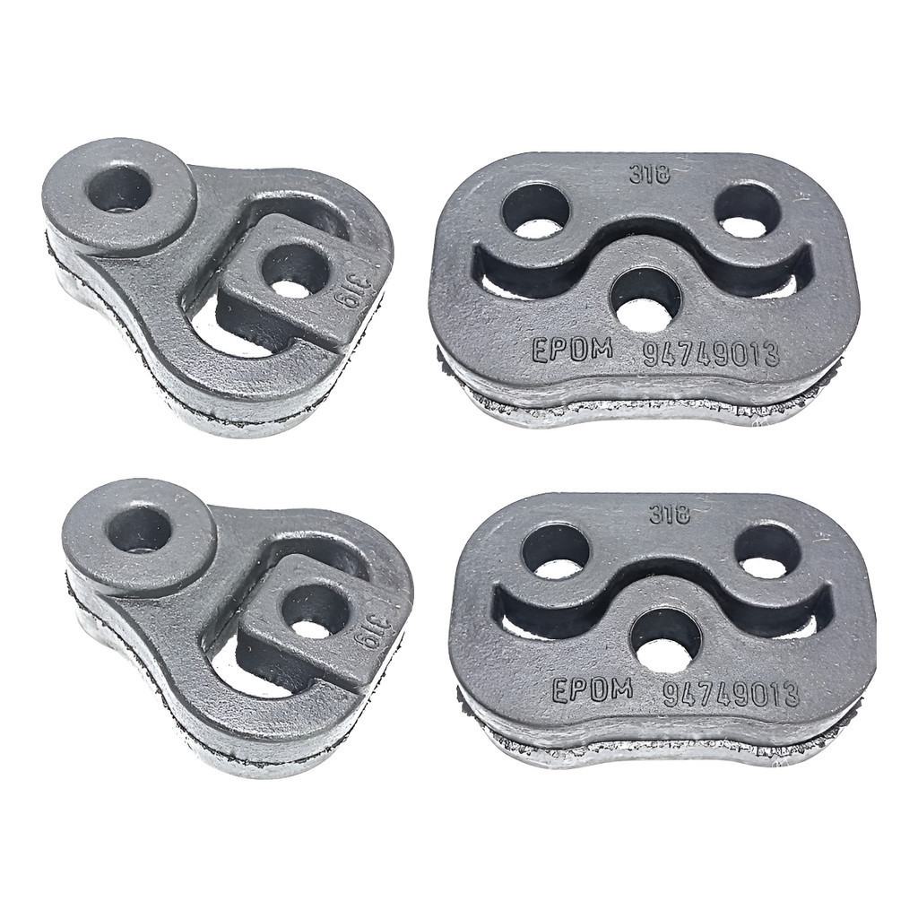 04x Borracha / Coxim Escapamento Gm Onix Prisma Cobalt gm