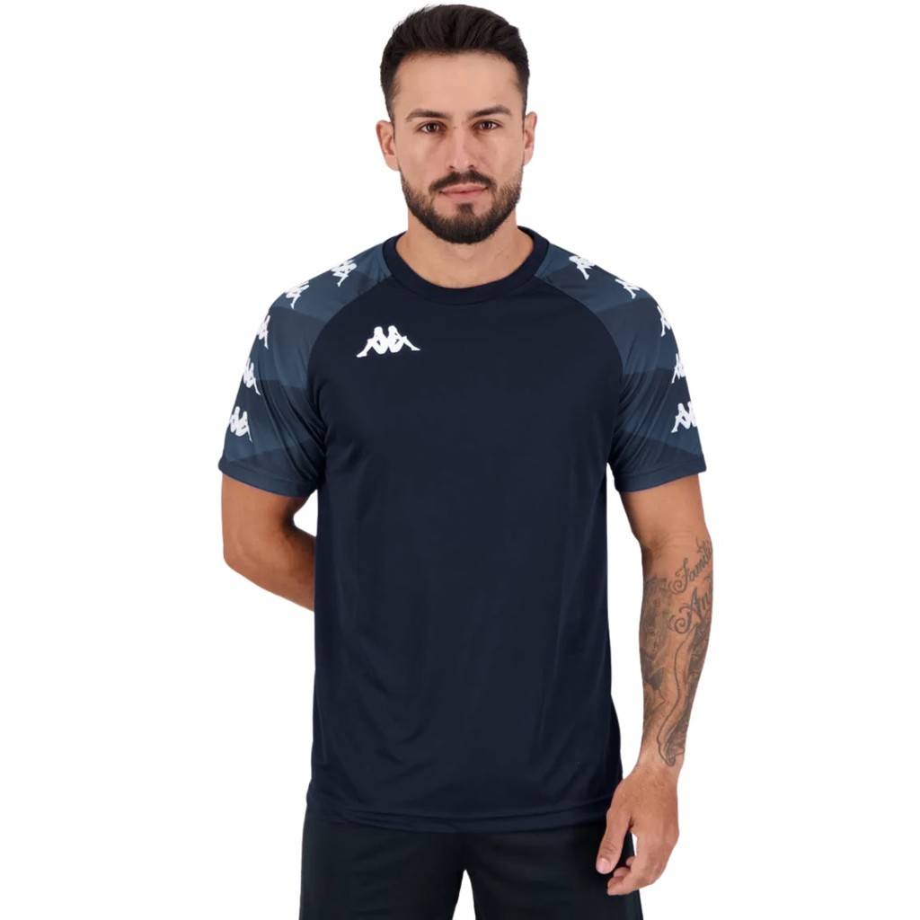 Camiseta Kappa Raglany Masculina Treino Jogo