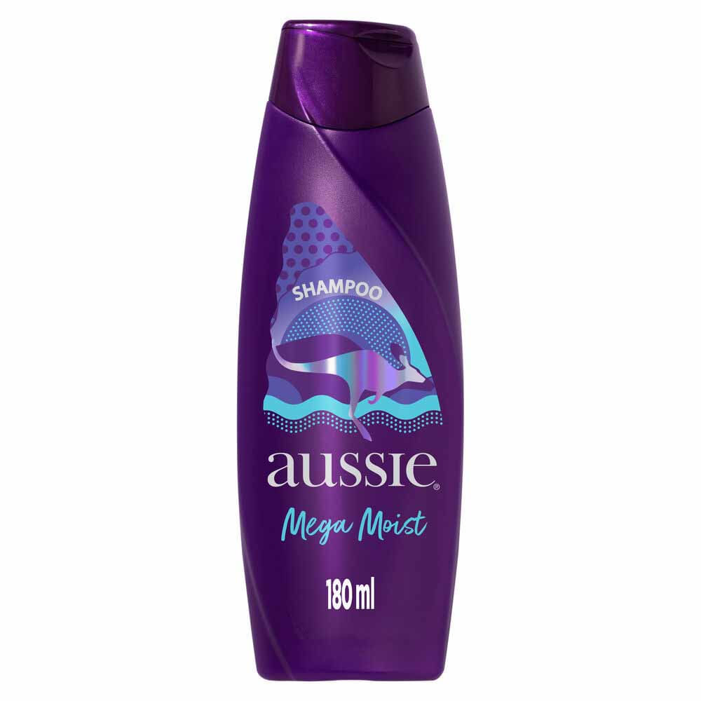 Shampoo Aussie Mega Moist Super Hidratação 180ml em Oferta na Shopee