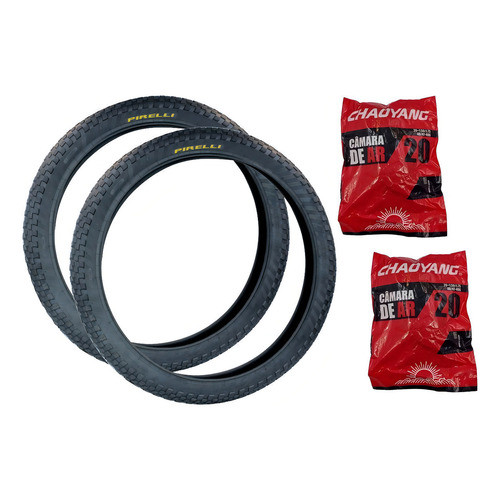 Par de Pneu Pneus Pirelli Bicicleta BMX aro 20 Câmara de Ar Aro 20