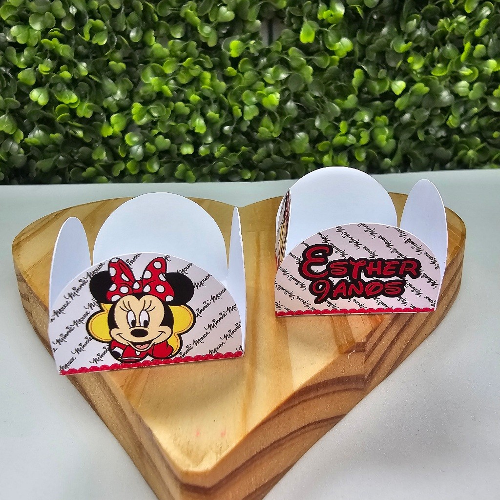 Forminha para Doces Brigadeiro MINNIE VERMELHA - Personalizados - Festa infantil - Aniversário - Lembrancinha