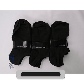A.Meias Sapatilha preta Masculina  meia homem.tamanho:40-46.cor variado/2093
