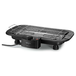 Churrasqueira Elétrica BBQ Show 127V - cor: preto Elgin em Oferta na Shopee