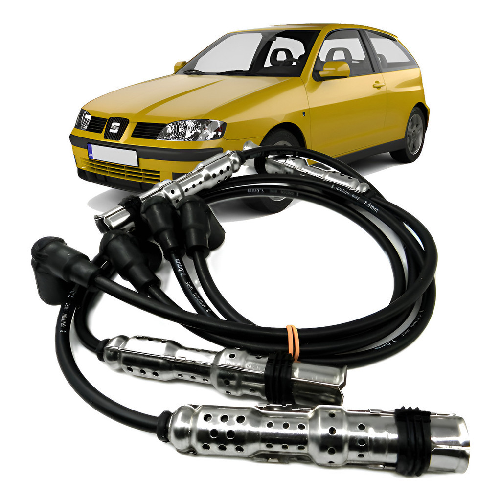 Jogo Cabo Vela Ignição Seat Ibiza 1.6 1999 2000 2001 2002 Preto