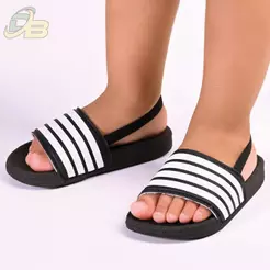 Chinelo Sandália Bebê Listra Dino Baby Masculino Feminino Confortável Escolar Casual