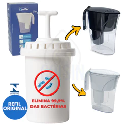 Refil Vela Filtro Da Jarra Purificadora De Água Portátil Pratic BACFREE Ulfer