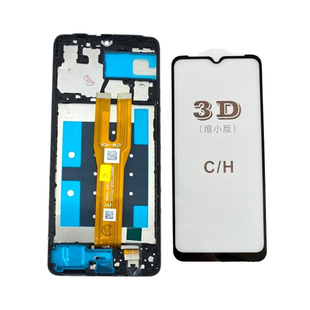 Tela Frontal Display Com Aro Para A06 A065 Incell Premium+ Película 3D em Oferta na Shopee