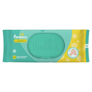 Lenços Umedecidos Pampers Aroma de Camomila 48 Unidades em Oferta na Shopee