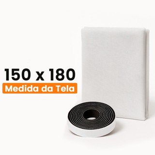 Tela Mosquiteiro 150x180cm 130x150cm Velcro Adesivo Janela Anti Inseto. em Oferta na Shopee