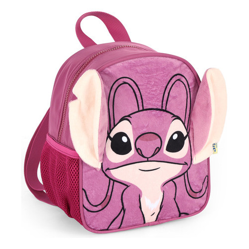 Lancheira Térmica Escolar Menina Angel Stitch 3d Original Roxo Angel