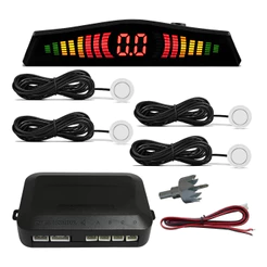 Sensor de Estacionamento Branco Capsula 22mm