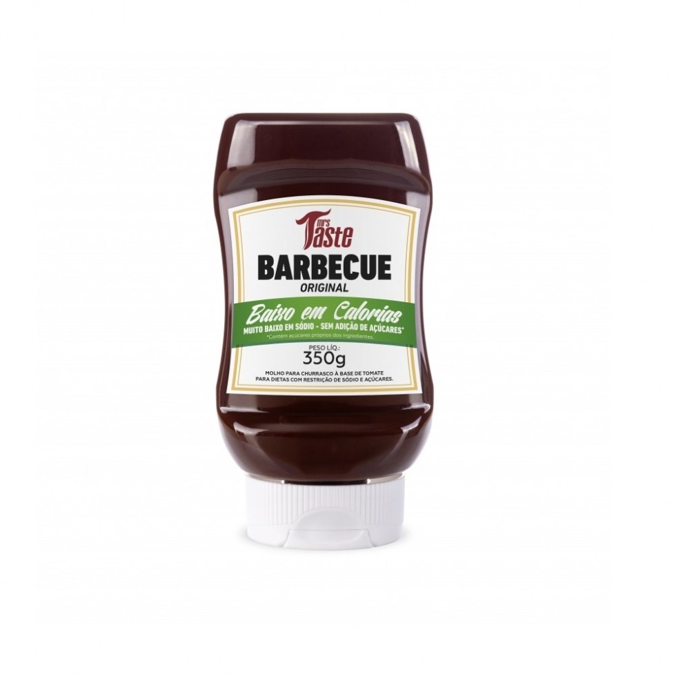Molho Barbecue Mrs Taste 350g Baixo Sodio Baixa Caloria