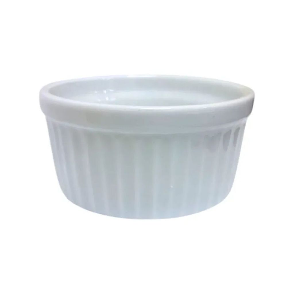 Kit 15 Ramekim Porta Molho Médio Porcelana 135ml