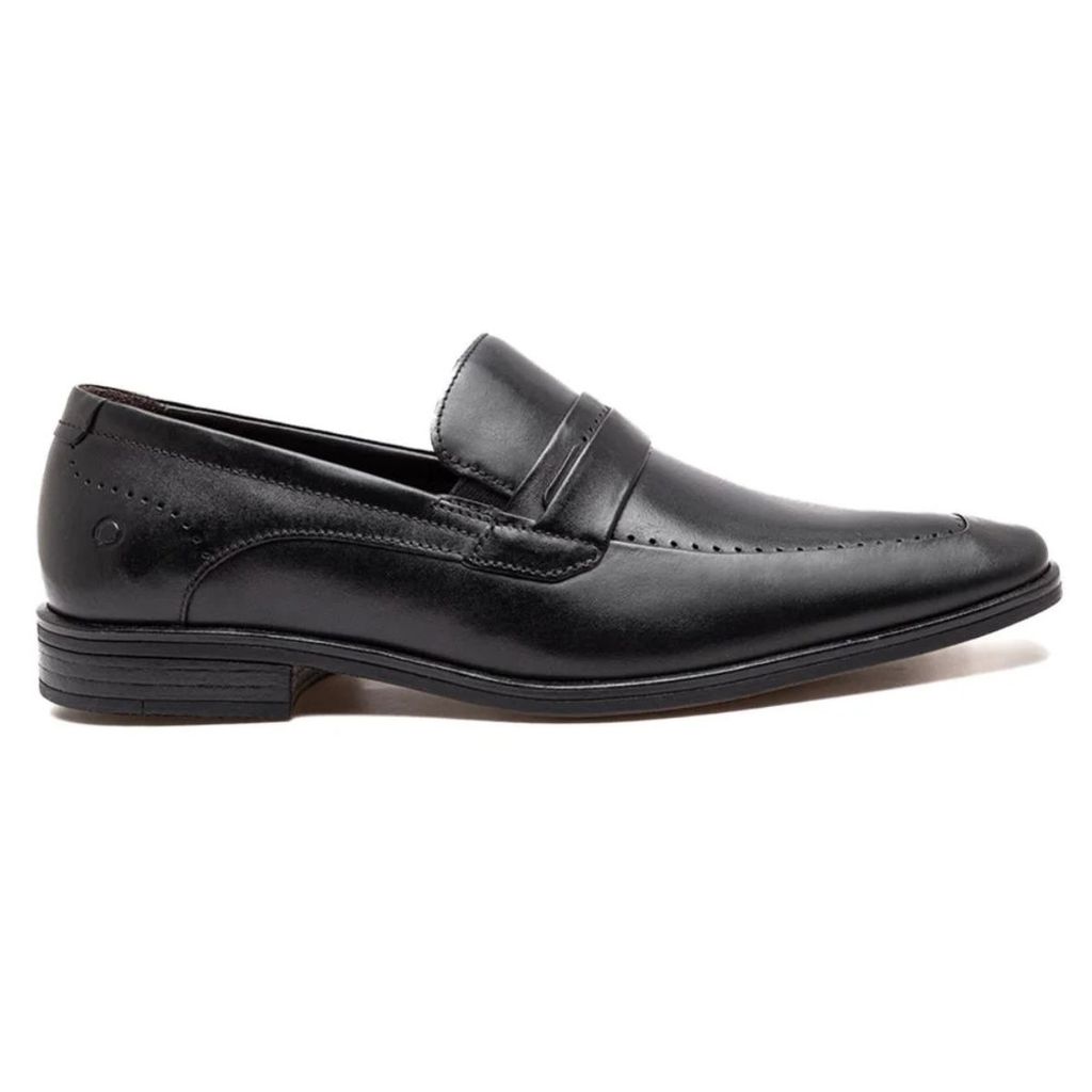 Sapato Social em Couro Masculino Democrata Metropolitan 055202P Preto