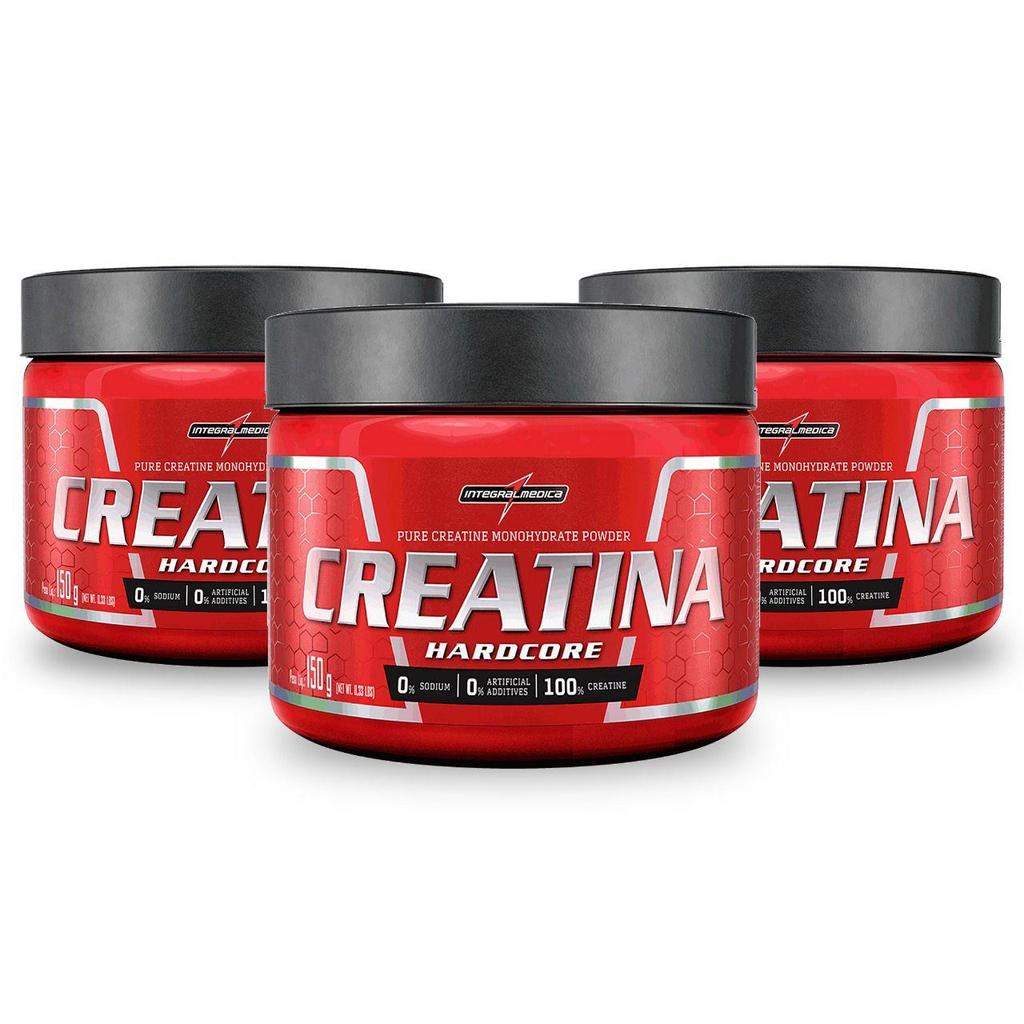 Kit 3 Creatinas 150g Integralmédica