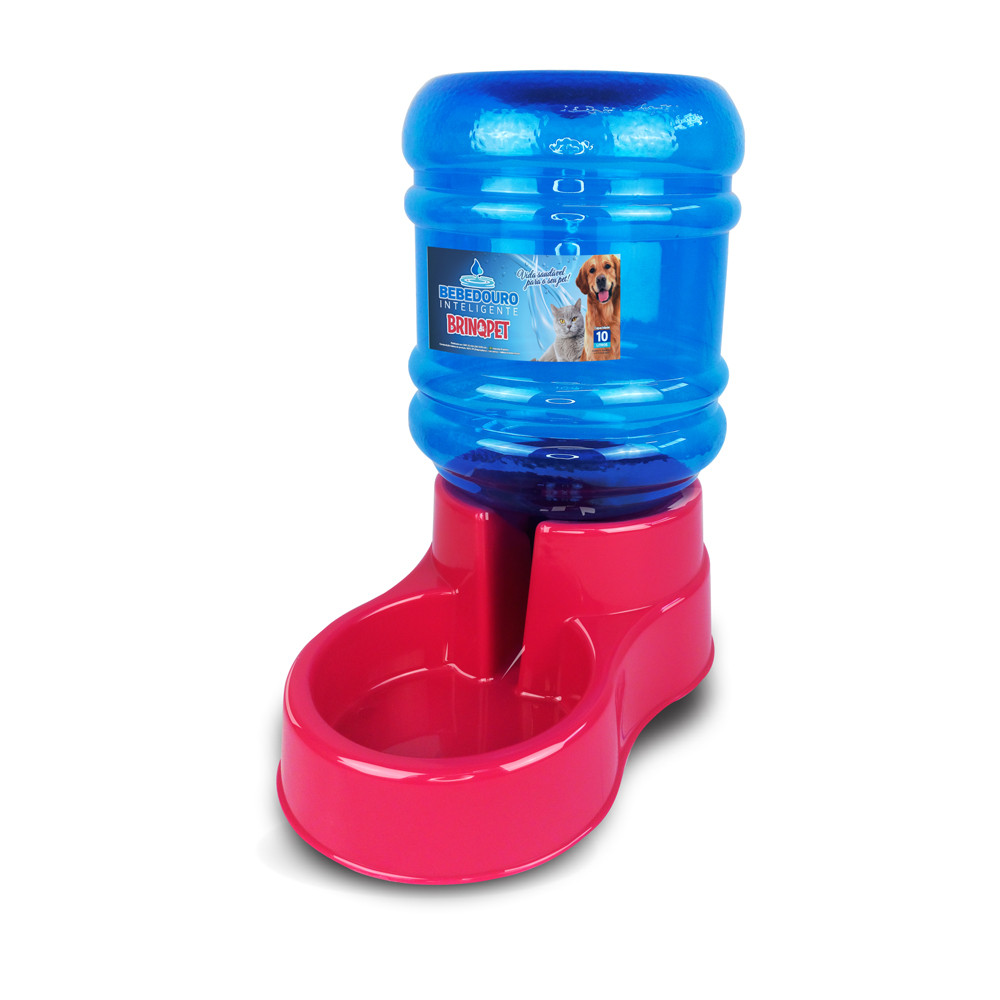 Detalhes do Bebedouro Automático BrinqPet com Galão 10L para Cães Grande Porte