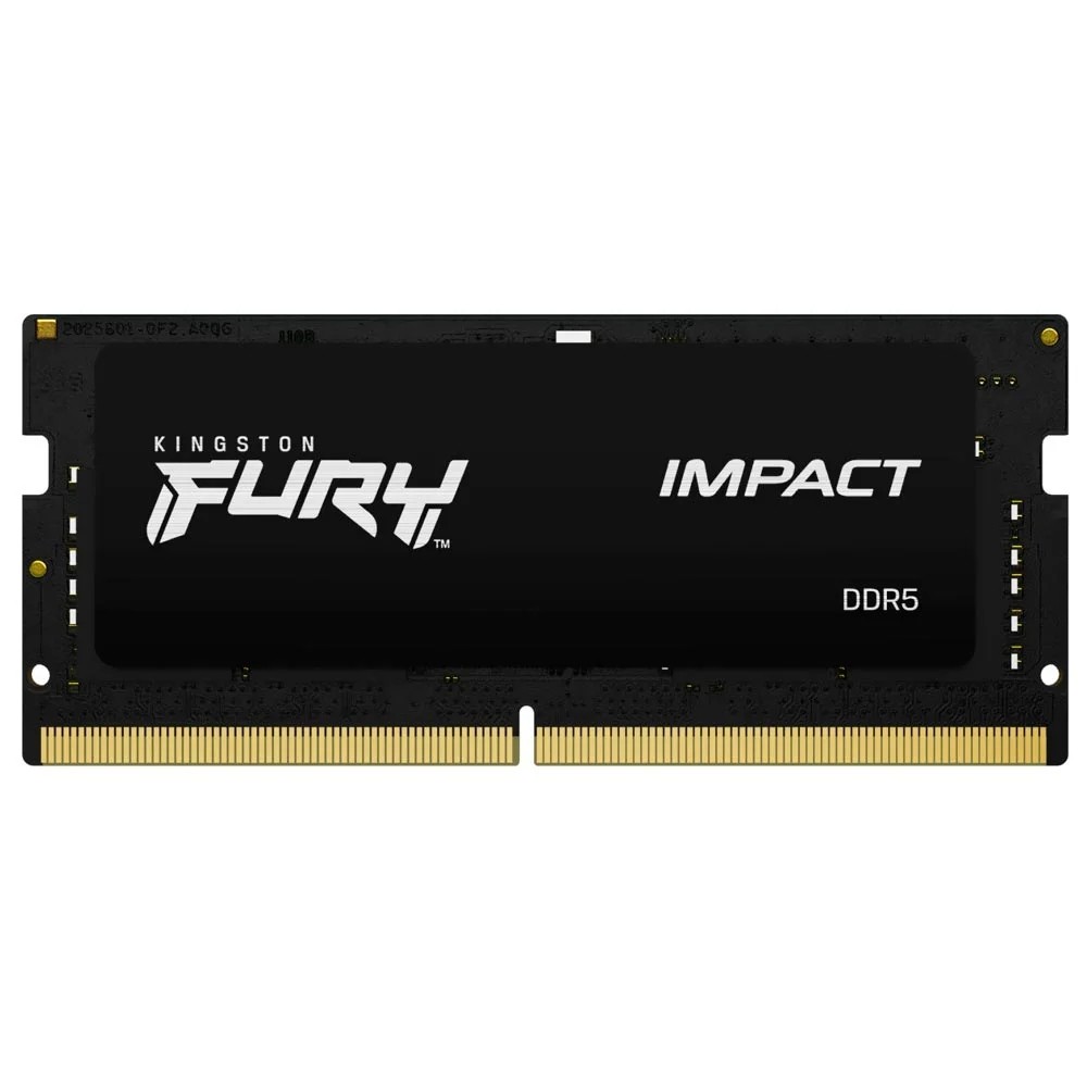 Memória RAM Kingston Fury DDR5 16GB 4800MHz SODIMM 1.1V