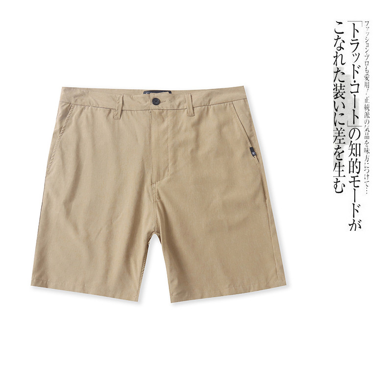 Masculino feminino mesmo estilo terno de três pontos Shorts verão novo estilo comércio exterior cintura alta botão com z