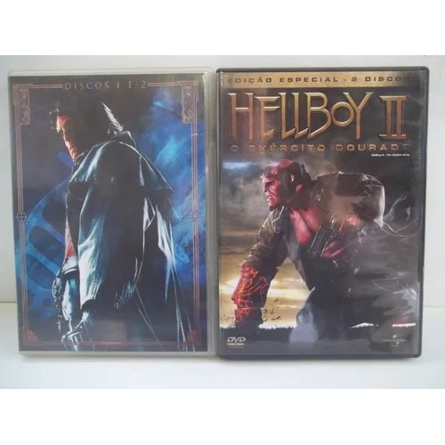 DVD Hellboy Edição Do Diretor + Hellboy 2 (4 Discos) - Ação direção