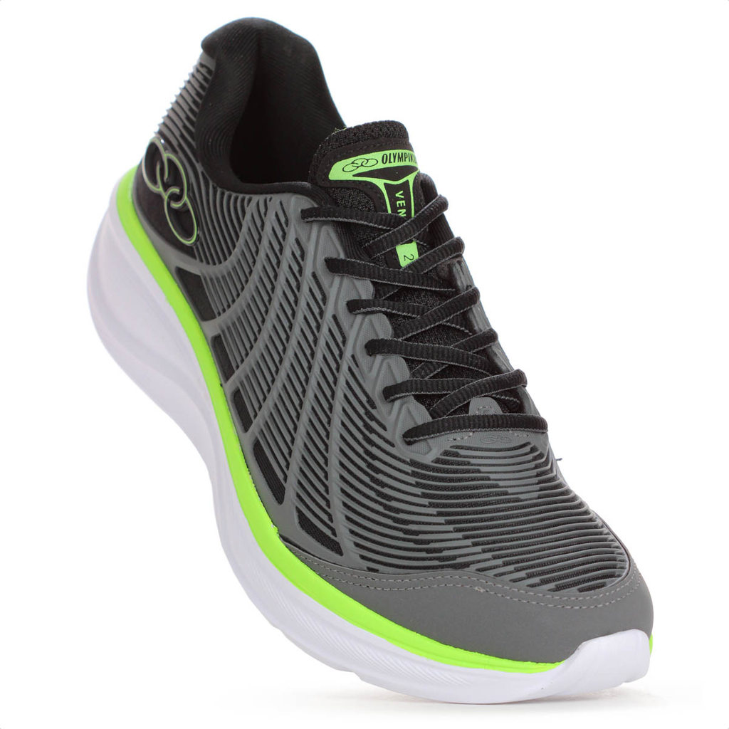 Tênis Olympikus Venum 2 Cinza e Verde - Masculino