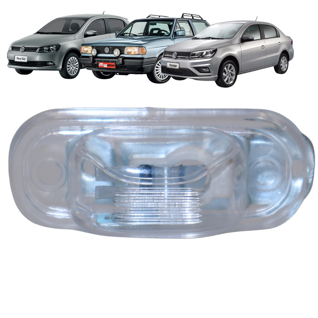Luz Lanterna De Placa Vw Gol Santana Saveiro Parati Voyage Kombi 1980 Até 1995